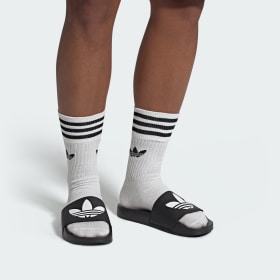 adidas socks and slides