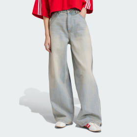 Pantalón Adilenium Season 3 Zip Washed Denim Multicores Mujer Originals