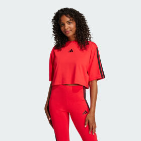 Essentials 3-Stripes Cotton Tee