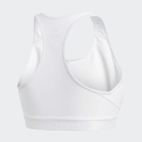 adidas white bra