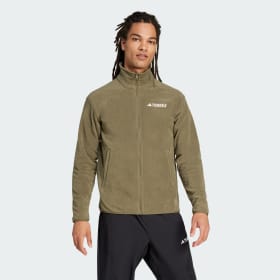 Chaqueta Multi Essentials Cierre Frontal Felpa Verde Hombre Terrex
