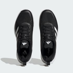 Mens adidas black tennis on sale shoes