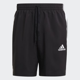 Shorts Essentials Chelsea 3 Tiras Aeroready Negro Hombre Sportswear