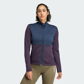 Chaqueta Terrex Multi Light Cierre Frontal Felpa Morado Mujer Terrex