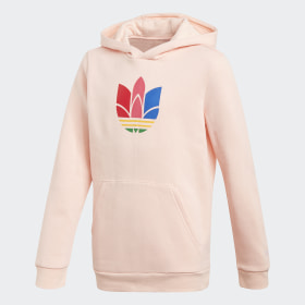adidas pink zip up hoodie