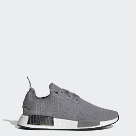gray and black nmds