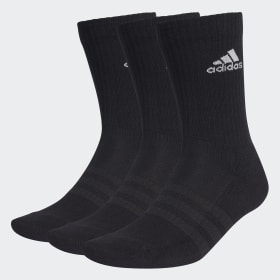 adidas - Cushioned Crew Socks 3 Pairs Black / Light Solid Grey GC7318