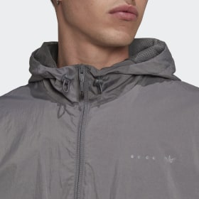 Adidas jacket clearance mens grey