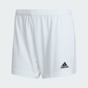 Shorts Entrada 22 Blanco Mujer Fútbol