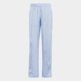 Pantalón Premium Essentials Satén Azul Mujer Originals