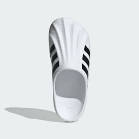 White adidas hot sale sliders mens