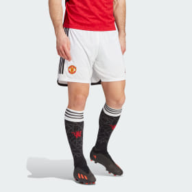 Shorts De Local Manchester United 23/24 Blanco Hombre Fútbol