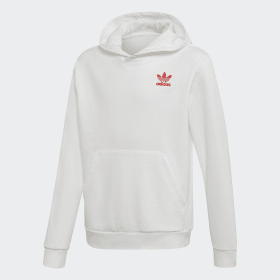 adidas white hoodie youth