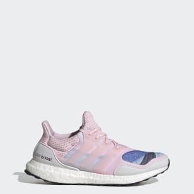 light pink adidas running shoes