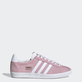 mens pink adidas gazelle trainers