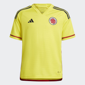 Polera Titular Selección Colombia Amarillo Niño Fútbol