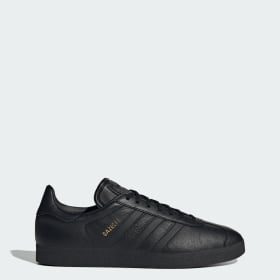 Zapatillas adidas negras de cuero hombre sale