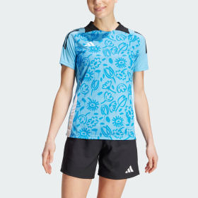 Camiseta Tiro 24 Azul Mujer Fútbol