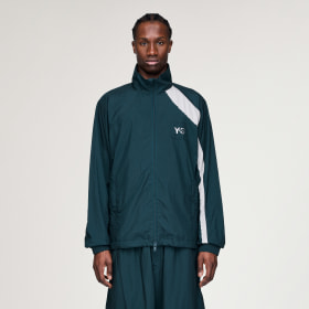 Y-3 RAW EDGE 3 STRIPES NYLON SHELL JACKET
