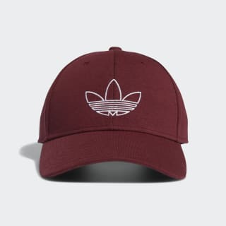 adidas Structured Classic Outline Hat - Burgundy | Lifestyle | adidas US
