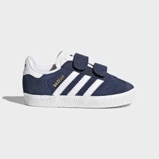 a pesar de tratar con Cerdo Zapatillas Gazelle azules y blancas para niños | adidas España