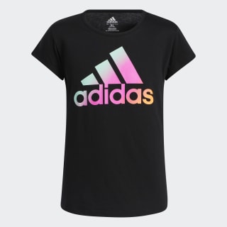 Adidas shirt for girls black Clearance
