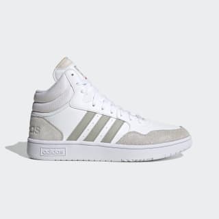 adidas Hoops 3.0 Mid Classic Vintage Shoes - White | Men's Lifestyle ...