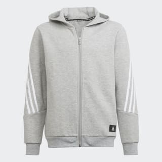 adidas Future Icons 3-Stripes Full-Zip Hoodie - Black | adidas ...