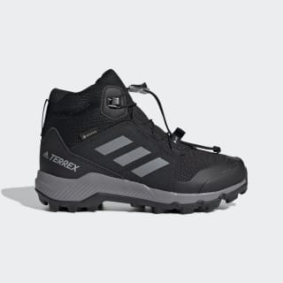 Black and adidas terrex gtx k Grey adidas Kids' Terrex Mid Gore-Tex Hiking Shoes