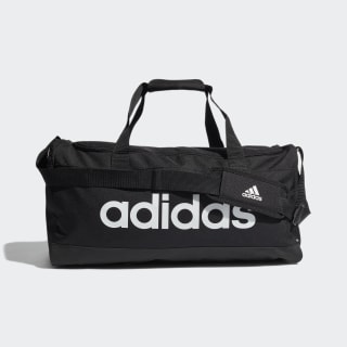 adidas Essentials Logo Duffel Bag Medium - Black | adidas UK
