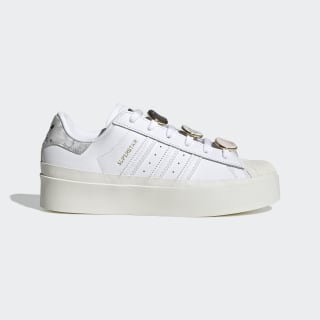 Womens Shoes Trainers Low-top trainers adidas Originals Leather superstar Bonega Sneakers in White 
