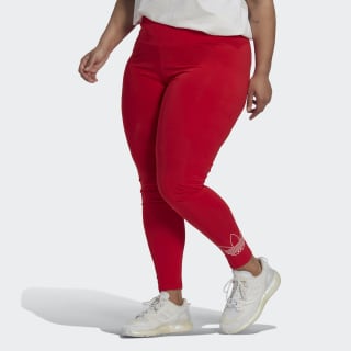 adidas leggings red