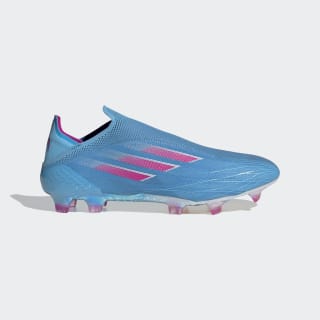 pink adidas x football boots