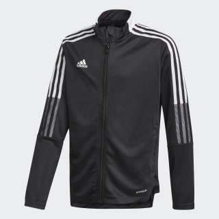 adidas Tiro 21 Track Jacket - Grey | kids soccer | adidas US