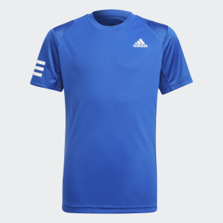 adidas Club Tennis 3-Stripes Tee - Blue | H34768 | adidas US