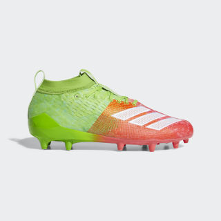 green and white adidas football cleats
