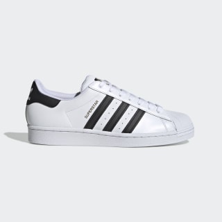 Adidas Superstar Shoes - White/Black - 13