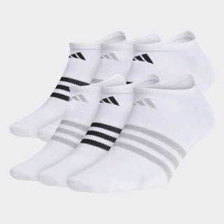 adidas Superlite No-Show Socks 6 Pairs - White | adidas US