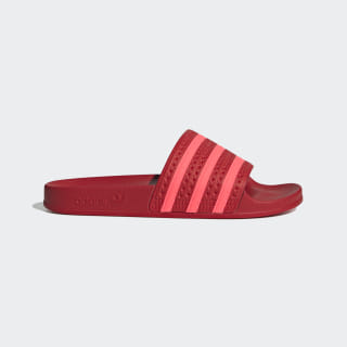 adidas Adilette Slides - Red | adidas US