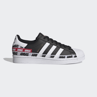 Adidas originals superstar black and white trainers Clearance