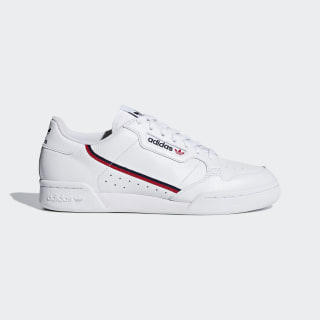 Chaussures Continental 80 blanches et rouges | adidas France