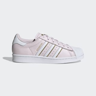 adidas originals superstar 2.5 shoes white/pink/gold