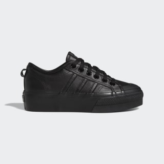 adidas platform sneakers black