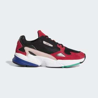 adidas falcon women's black and pink