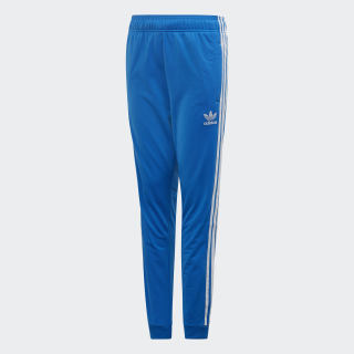 adidas superstar track pants blue