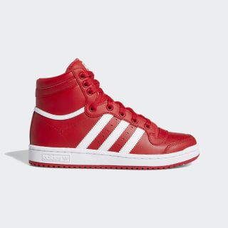 red adidas high tops