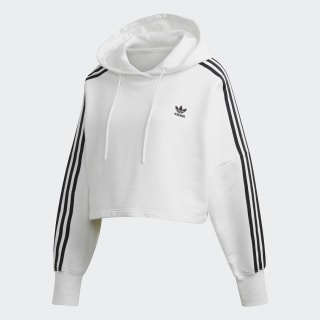 green adidas cropped hoodie