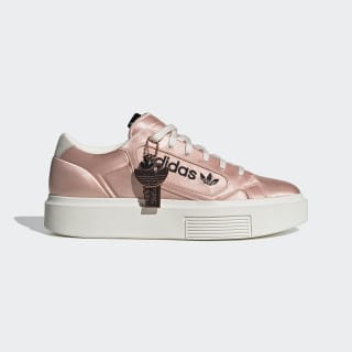 adidas sleek white pink