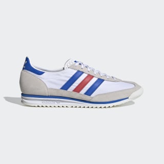 adidas white blue and red