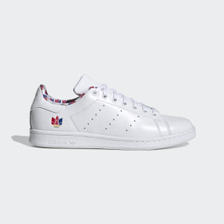 Stan Smith Cloud White and Collegiate Red Shoes | adidas UK